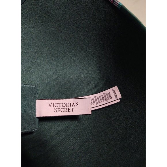 Victoria's Secret Bra 34DDD T-Shirt Lightly Lined Wireless Green Plaid - Picture 5 of 5